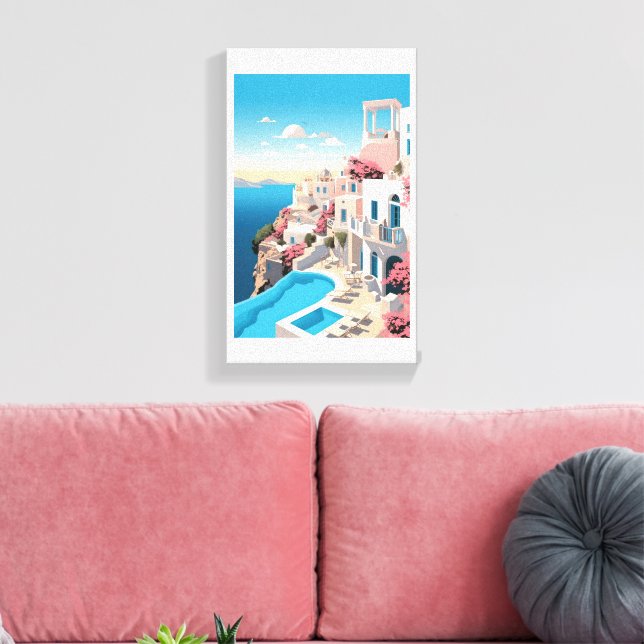 schöne Marakech-Farbe gedehnte Leinwand (Insitu (Wohnzimmer))