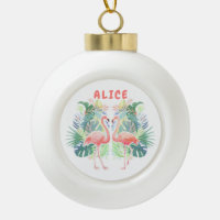 Schöne Märchen für zwei Flamingo Tropical Blume