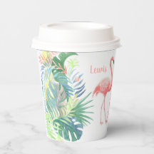 Schöne Märchen für zwei Flamingo Tropical Blume