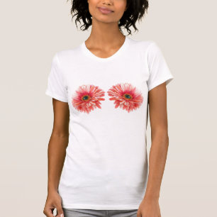 SCHÖNE MARGARITE Wasserfarben-Margariten rosa T-Shirt