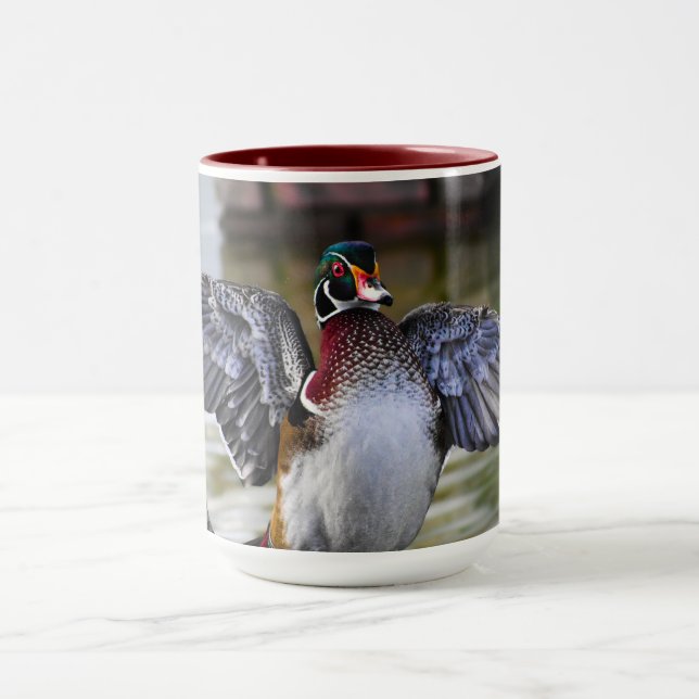 Schöne markante Holzherde Florida Fotografie Tasse (Zentrum)