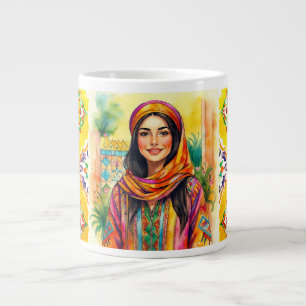 Schöne marokkanische Frauen Jumbo-Tasse