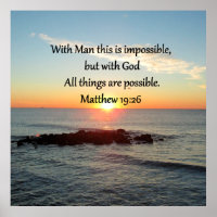 SCHÖNE MATTHEW 19:26 FOTO-DESIGN