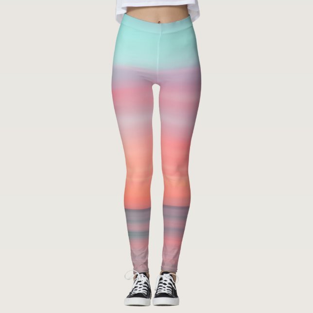 Schöne Meereslandschaft Leggings (Vorderseite)