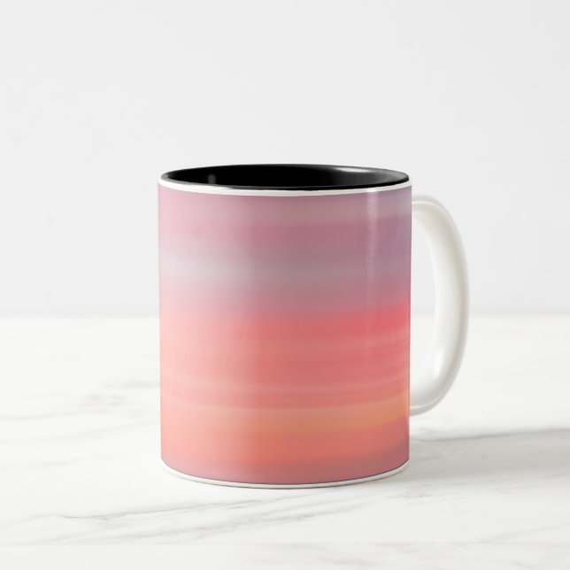 Schöne Meereslandschaft Zweifarbige Tasse (VorderseiteRechts)