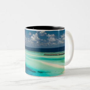 Schöne Meereslebewesen Zweifarbige Tasse