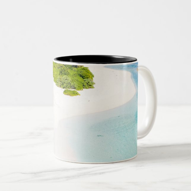 Schöne Meereslebewesen Zweifarbige Tasse (VorderseiteRechts)