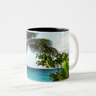 Schöne Meereslebewesen Zweifarbige Tasse