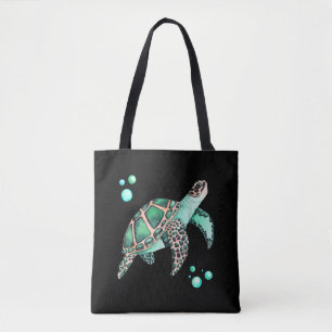 Schöne Meeresschildkröte Tasche