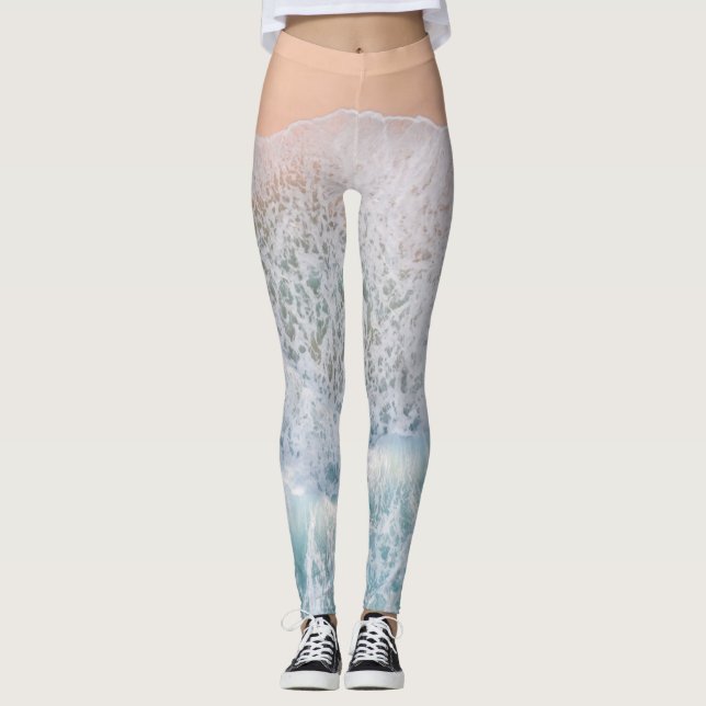Schöne Meerestiere Leggings (Vorderseite)