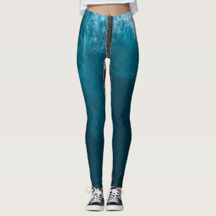Schöne Meereswellen Leggings