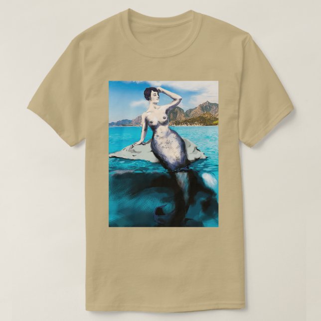 Schöne Meerjungfrau 3 T-Shirt (Design vorne)