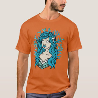 Schöne Meerjungfrau Fantasie Kreatur Lover Geschen T-Shirt