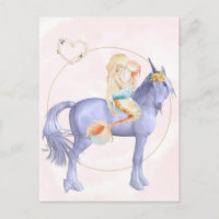 Schöne Meerjungfrau mit Baby Child Unicorn