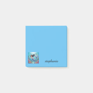 Schöne Meerjungfrau unter dem Meer Personalisier Post-it Klebezettel