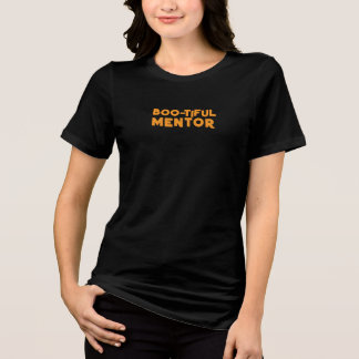 Schöne Mentoren-Schrift in Orange Tri-Blend Shirt