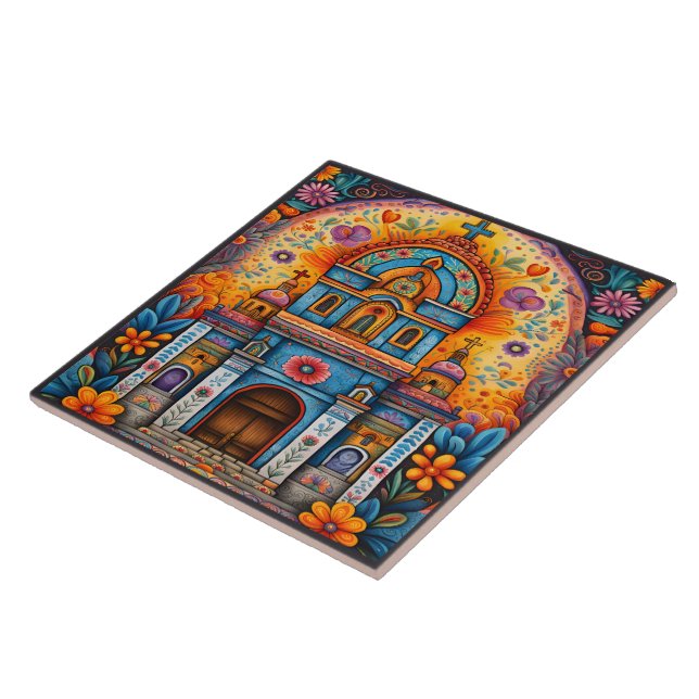 Schöne mexikanische Kunst Fliese (Seite)