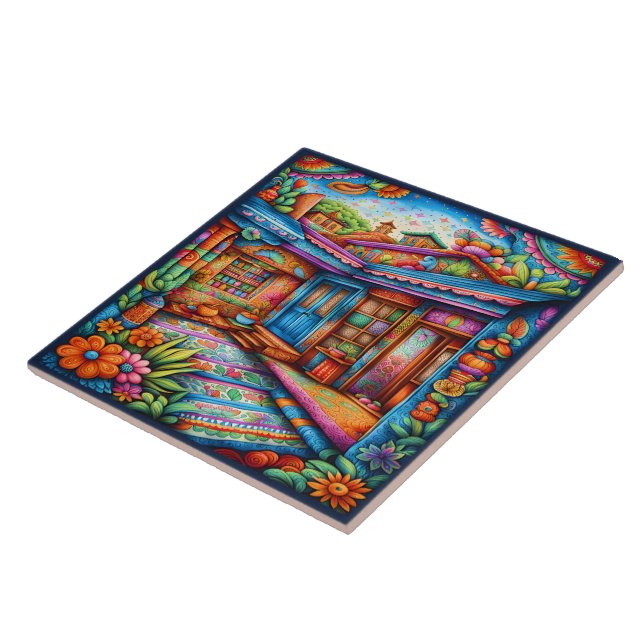 Schöne mexikanische Kunst Fliese (Seite)