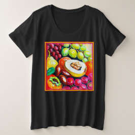 Schöne Mischung von Traubenfruchtgemälden. Jetzt k Große Größe T-Shirt