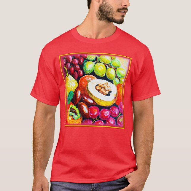 Schöne Mischung von Traubenfruchtgemälden. Jetzt k T-Shirt (Vorderseite)