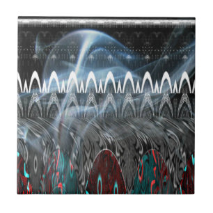 Schöne moderne, edgy Print Vektor Fliese