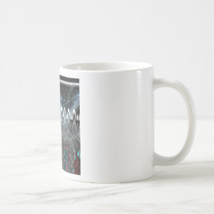 Schöne moderne, edgy Print Vektor Kaffeetasse