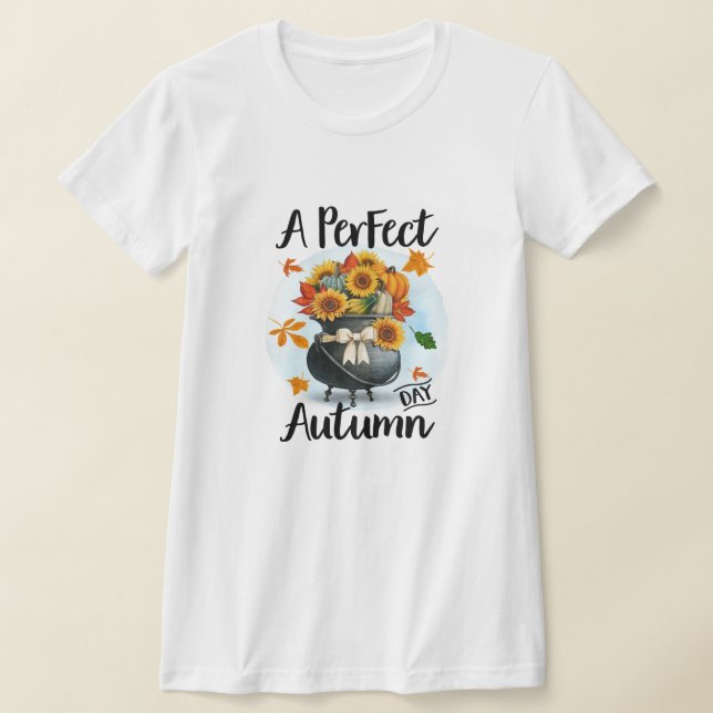 Schöne, moderne Erntedank Herbstkollektion T-Shirt (Ablage )
