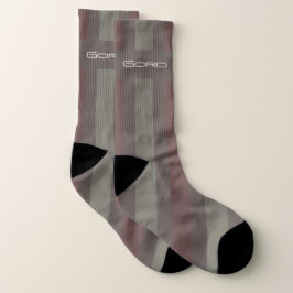 Schöne moderne Typografie Socken