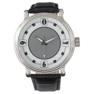 Schöne, moderne Uhr mit einem modischen Zifferblat