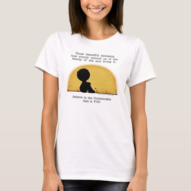 Schöne Momente T-Shirt (Vorderseite)