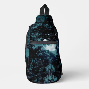 Schöne Mondglühen Crossbody Bag