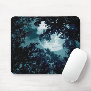 Schöne Mondglühen Mousepad
