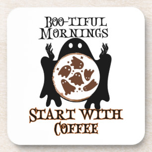 Schöne Morgen beginnen mit Kaffee.w Getränkeuntersetzer