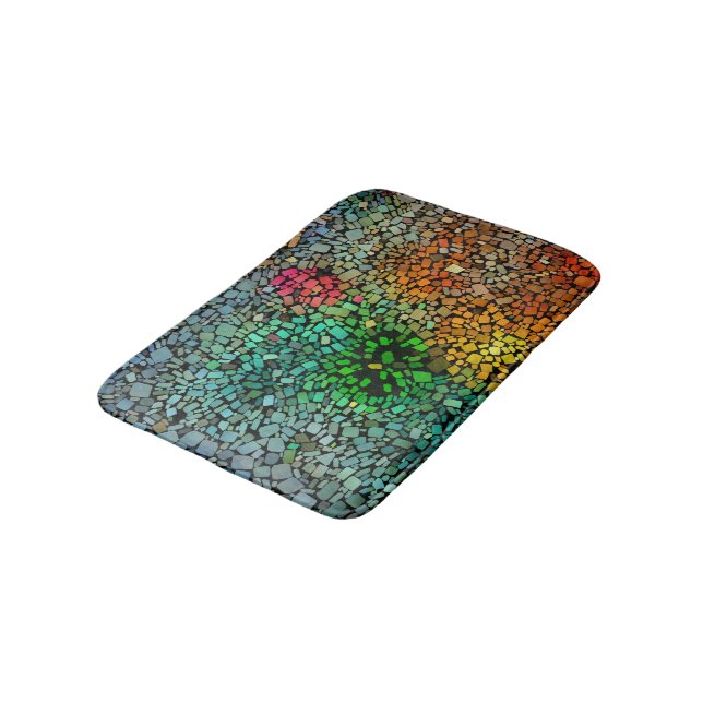 Schöne Mosaik Badematte (Schrägansicht)