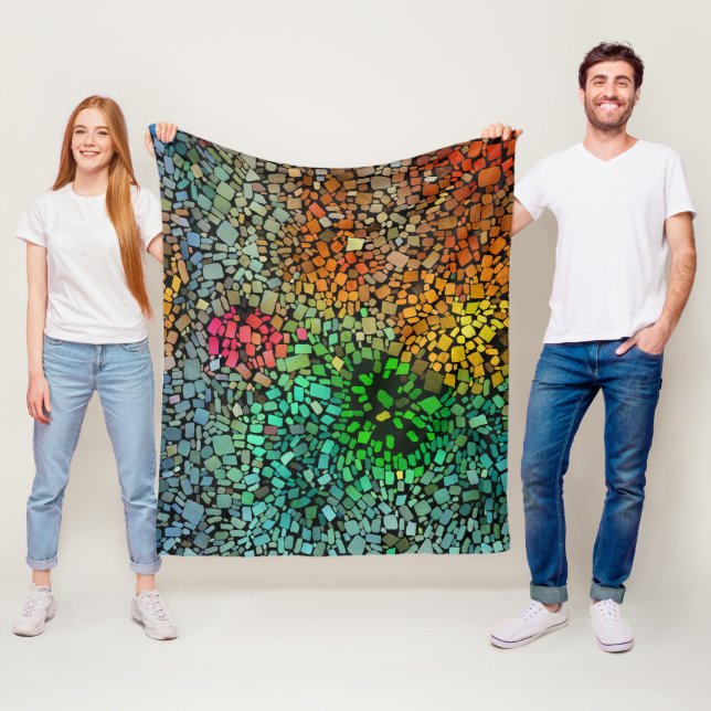 Schöne Mosaik Fleecedecke (Beispiel)