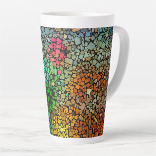 Schöne Mosaik Milchtasse