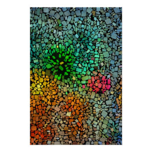 Schöne Mosaik Poster