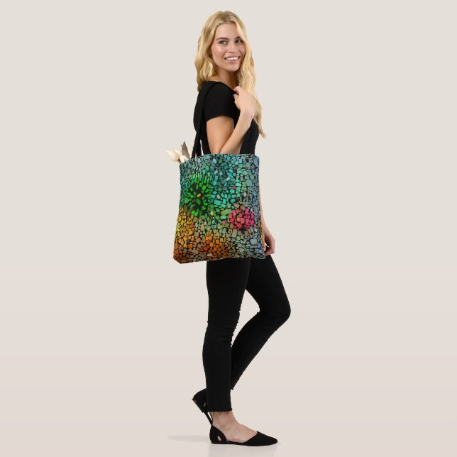 Schöne Mosaik Tasche (Am Model)