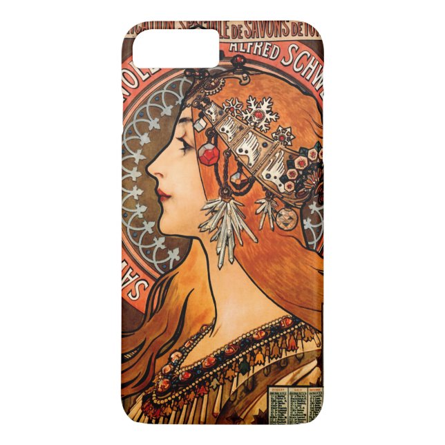 Schöne Mucha Boho Frau Case-Mate iPhone Hülle (Rückseite)