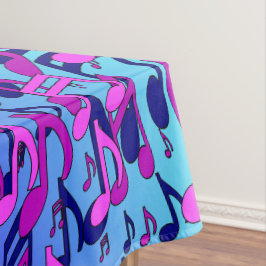 Schöne Musik Farbenfrohe Drehtafeln Pink Aqua Tischdecke