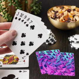 Schöne Musik Lebhaftes, buntes Upbeat Design Spielkarten