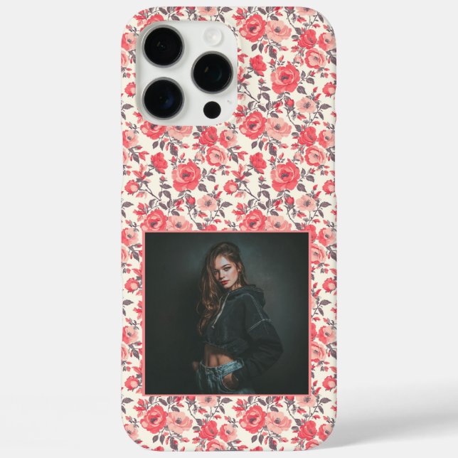 Schöne Mutter Geschenke Rose Blumen Foto  iPhone 16 Pro Max Hülle (Rückseite)
