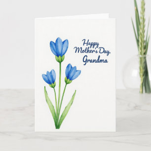 Schöne Muttertags-Blüten-Kunstkarte Karte