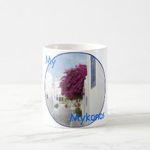 Schöne Mykonos Kaffeetasse