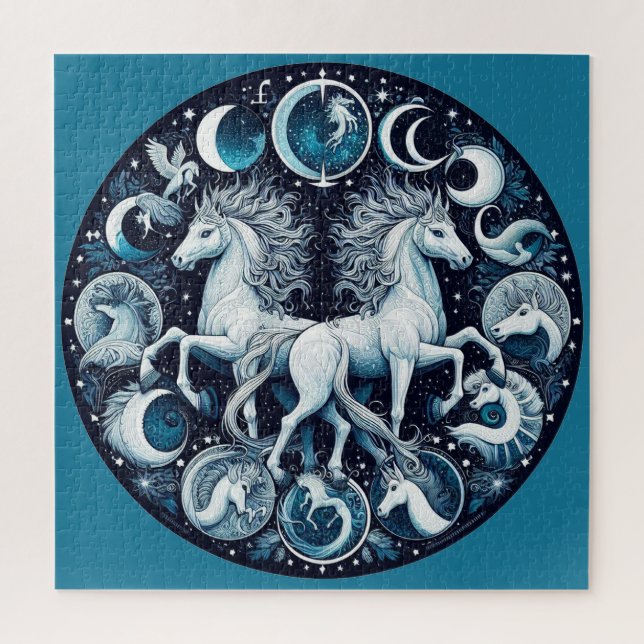 "Schöne mystische Pferde" 15 (Vertikal)