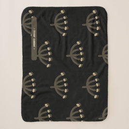 Schöne Nacht Mimosa Floral individuell anpassbar Sherpadecke