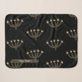 Schöne Nacht Mimosa Floral individuell anpassbar Sherpadecke