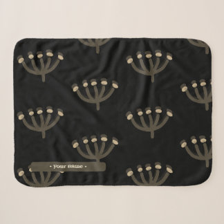 Schöne Nacht Mimosa Floral individuell anpassbar Sherpadecke