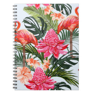 Schöne, nahtlose Blumenmuster im Sommer Hintergrun Notizblock