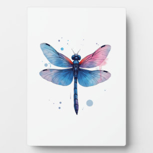 Schöne Natur Farbige Grafik Muster Libelle Fotoplatte